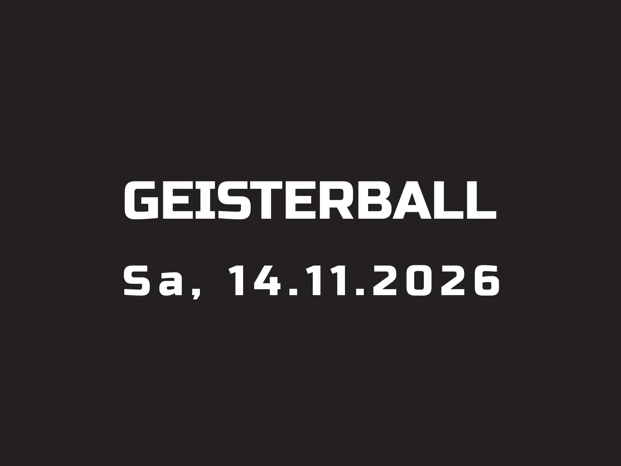 Geisterball OW